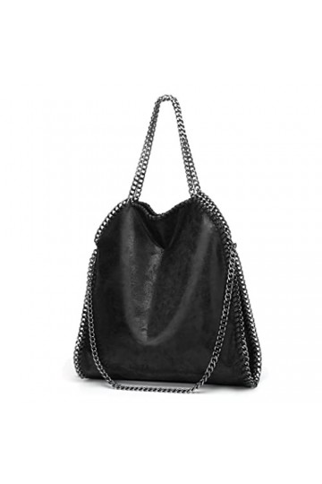 Naisicatar Sac à chaîne pour Dames, Sac à bandoulière en Cuir PU, Sac à Main décontracté à Mode, Sacs à bandoulière pour Femm