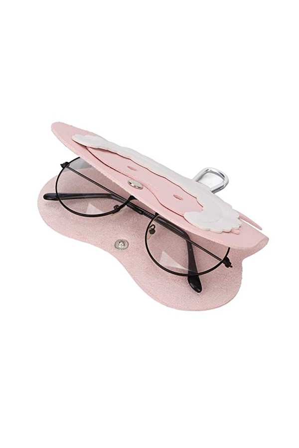 Sac à Lunettes Mignon Petit Motif de Chèvre Sac de Décoration de Stockage de Protection de Lunettes Portable, Sac de Rangemen