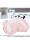 Shanrya Sac à Lunettes, étui à Lunettes de Protection de décoration pour Hommes pour Femmes pour Enfants Rose 
