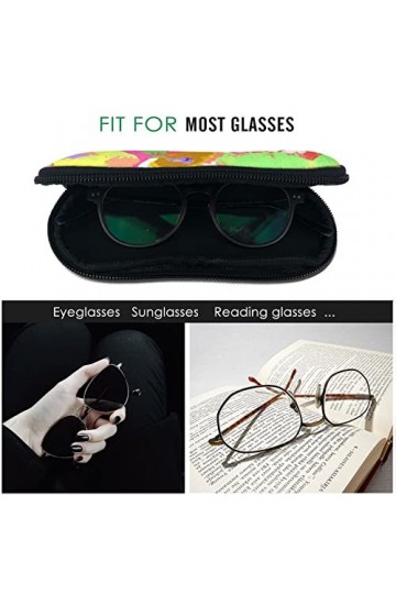 Pinky Pansies Étui souple en néoprène ultra léger avec fermeture éclair et clip de ceinture