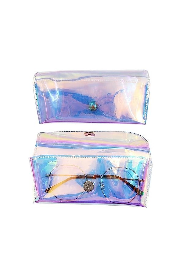 Étui à lunettes de soleil | Étui à lunettes mignon universel en PVC coloré pour adolescents et femmes pour voyage, lecture, m