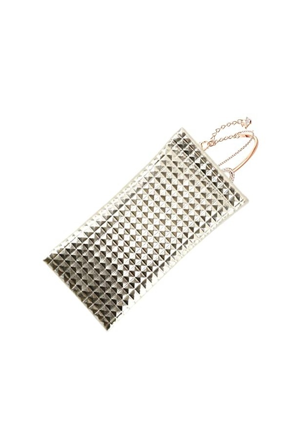 Cyhamse Pochette à Lunettes - Étui à Lunettes en Cuir PU Sac à Lunettes à la Mo,Sac à Lunettes léger à Presser pour Lecture e