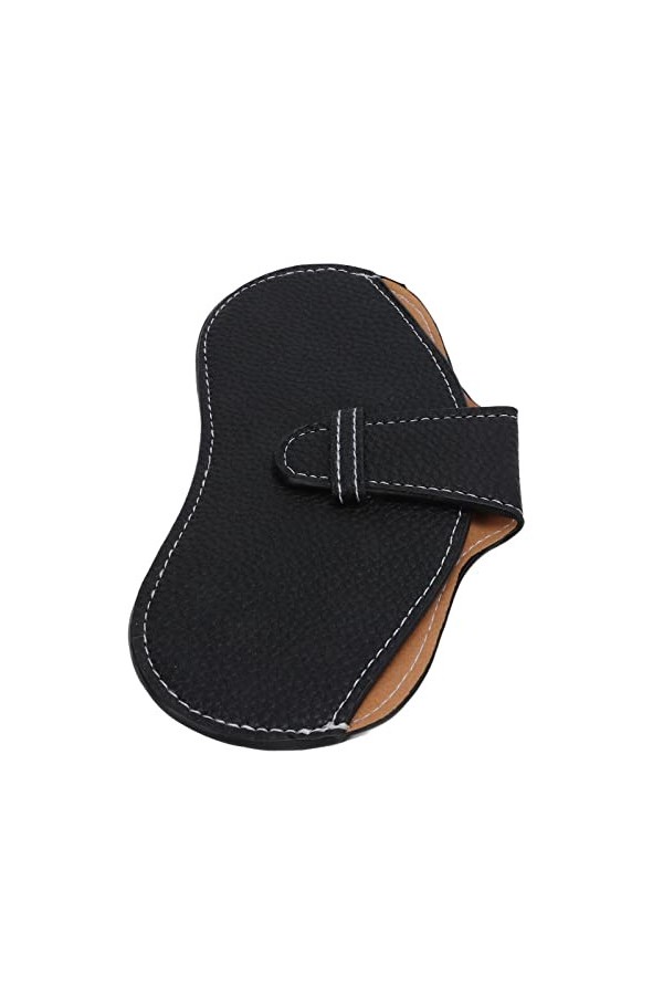 HEEPDD Étui à Lunettes de Soleil en Cuir, étui à Lunettes en Cuir, Léger, Résistant à lusure, pour Lunettes de Soleil Brun 