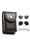 FULVO Étui à lunettes souples - Pochettes de protection souples pour lunettes pour les voyages,Porte-lunettes à la mode pour 