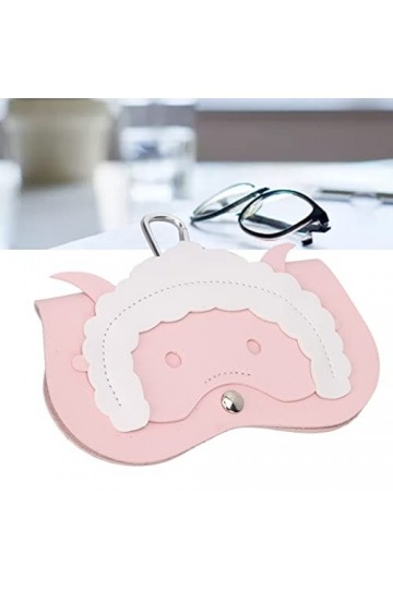 Soran Sac à Lunettes, étui de Protection Portable pour Lunettes de Soleil pour Enfants pour Femmes pour Hommes Rose 