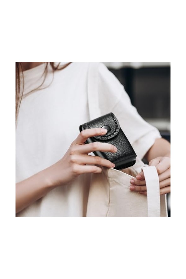 Qurygin Étui à lunettes en cuir | Pochettes de protection souples en cuir PU pour lunettes | Étui à lunettes portable avec bo