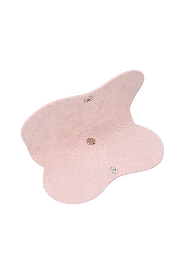 Chanme Étui à Lunettes de Soleil, Sac à Lunettes de décoration Portable pour Femmes pour Enfants pour Hommes Rose 