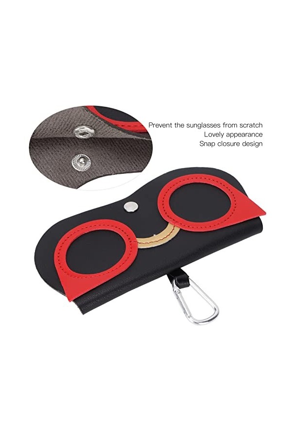 banapo Pochette pour Lunettes de Soleil, étui à Lunettes pour Femmes avec Joli Motif, empêche Les Rayures pour Les Voyages à 