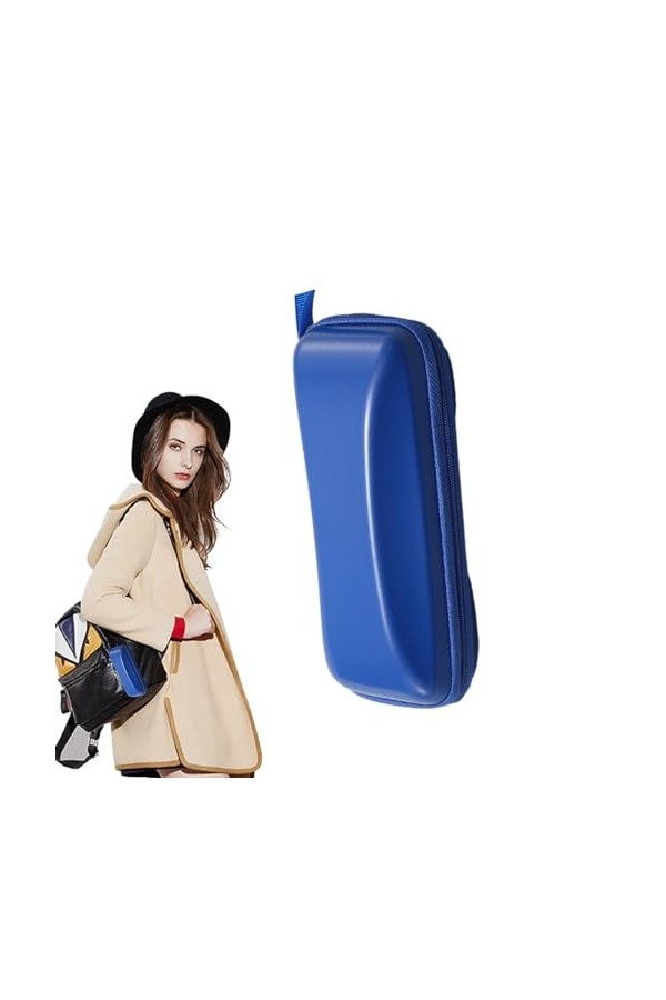 Neamou Étui à lunettes de soleil, Étui de voyage portable à fermeture éclair, Étui à lunettes de soleil à coque rigide, étui 