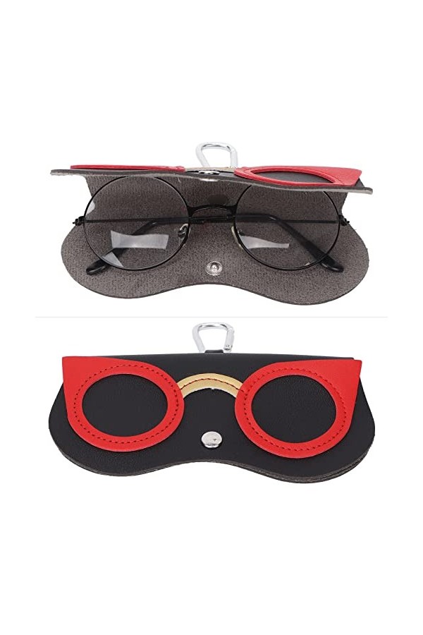 Seacanl Étui à Lunettes pour Femmes, Pochette pour Lunettes de Soleil Haute durabilité pour éviter Les Rayures Application La