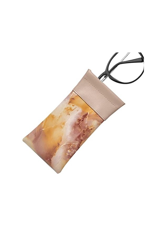 Raxove Sac à Lunettes,Étui à Lunettes résistant à leau à Texture marbrée - Pochette pour Soleil, Squeeze Seal Sunglass Organ