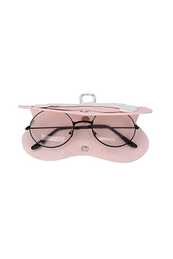 Brrnoo Étui de Rangement pour Lunettes de Sécurité, Sac à Lunettes Mignon Petit Motif de Chèvre Lunettes Portables Protection