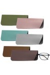 AIEX Étuis à Lunettes Souples, 6pcs Étui à Lunettes de Soleil Souple Étui à Lunettes de Soleil Pochette Souple &nbsp;Étui&nbsp;à&nbsp;Lunett