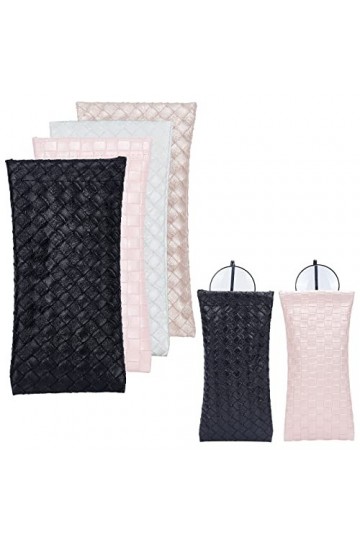 OLYCRAFT 8 pièces Étui à Lunettes en Cuir Voyage PU Étui à Lunettes en Simili Cuir Étui à Lunettes de Soleil en Cuir pour Lun