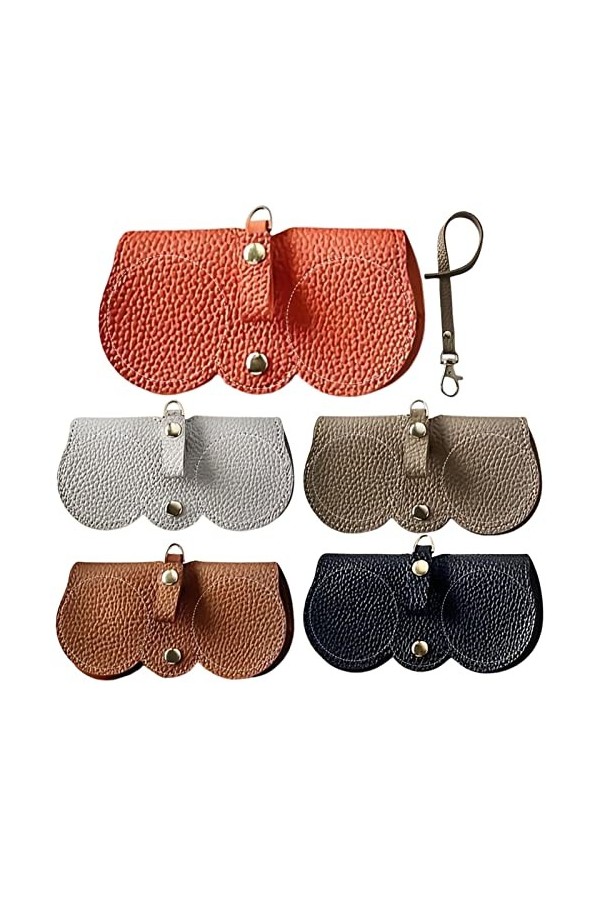 Nasoalne Pochette pour soleil | Étui à lunettes souple pour hommes | Étui à soleil en cuir PU femmes | Organisateur transport