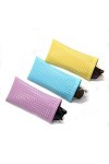 Asudaro Pochette de Protection pour Lunettes de Soleil étuis à Lunettes de Rangement Imperméables en Faux Cuir Lunettes de Pr
