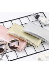 Asudaro Pochette de Protection pour Lunettes de Soleil étuis à Lunettes de Rangement Imperméables en Faux Cuir Lunettes de Pr