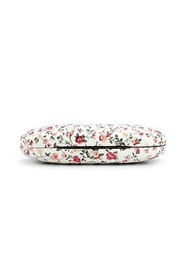 Dosige Étui à lunettes avec fermeture éclair et coque rigide en EVA pour lunettes de soleil, lunettes de lecture Motif fleurs