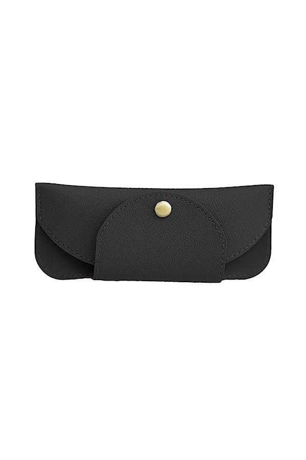 Eayoly Étui à Lunettes Souple pour Femme - Étui à Lunettes Portable Porte-Lunettes en Cuir PU - Rangement pour Organisateur L