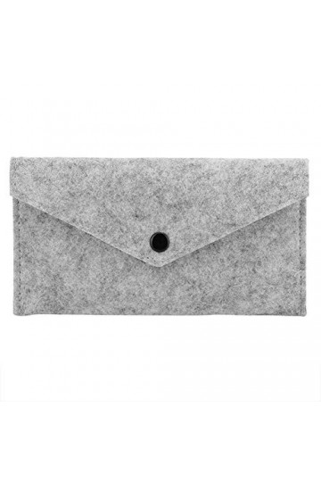 Hapivida Sac de Rangement pour Lunettes En Feutre Portable étui à Lunettes de Solaire Polyvalent étui de Protection Souple po