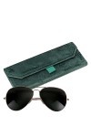 Wukesify Étui pliant pour soleil - Étui à lunettes portable pliable Boîte à lunettes,Soft Fluff Eyewear Storage Boîte à lunet
