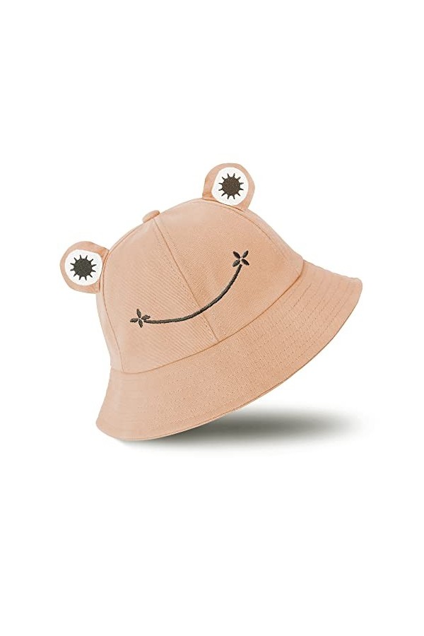 SAOROPEB Chapeau grenouille pour adultes et adolescents, chapeau cloche mignon grenouille, chapeau cloche en coton, chapeau d