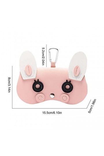 Joberio Étui à lunettes dessin animé, étui à lunettes dessin animé animal chaud, pochette protection lunettes soleil souple à