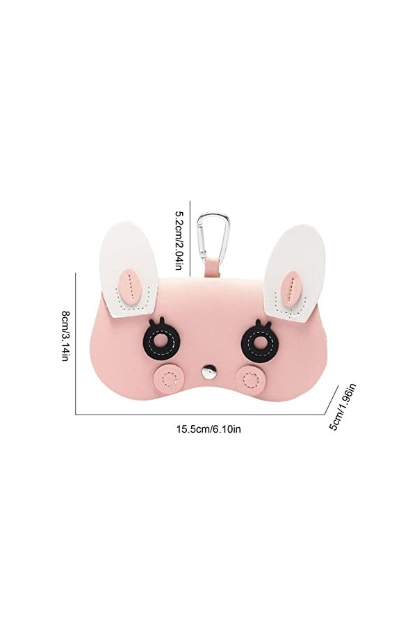 Joberio Étui à lunettes dessin animé, étui à lunettes dessin animé animal chaud, pochette protection lunettes soleil souple à