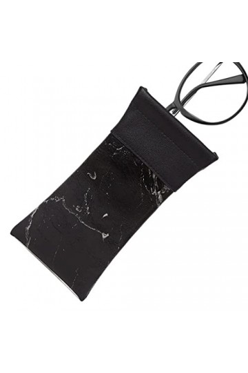 MODGAL Lunettes Soleil,Sac Porte-Lunettes à Texture marbrée résistant à leau | Étui à Lunettes Soleil Souple en Cuir PU Port