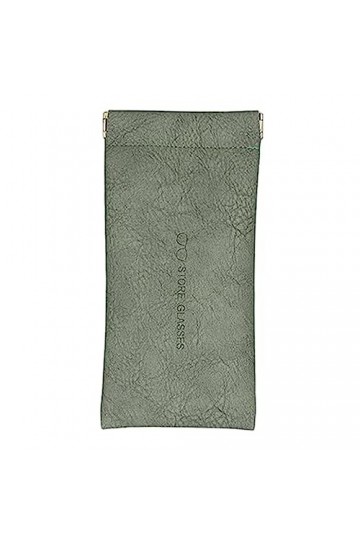 Sac À Lunettes De Soleil En Cuir Souple, Étui À Lunettes À Fermeture Éclair Avec Clip De Ceinture, Étui À Lunettes De Lecture