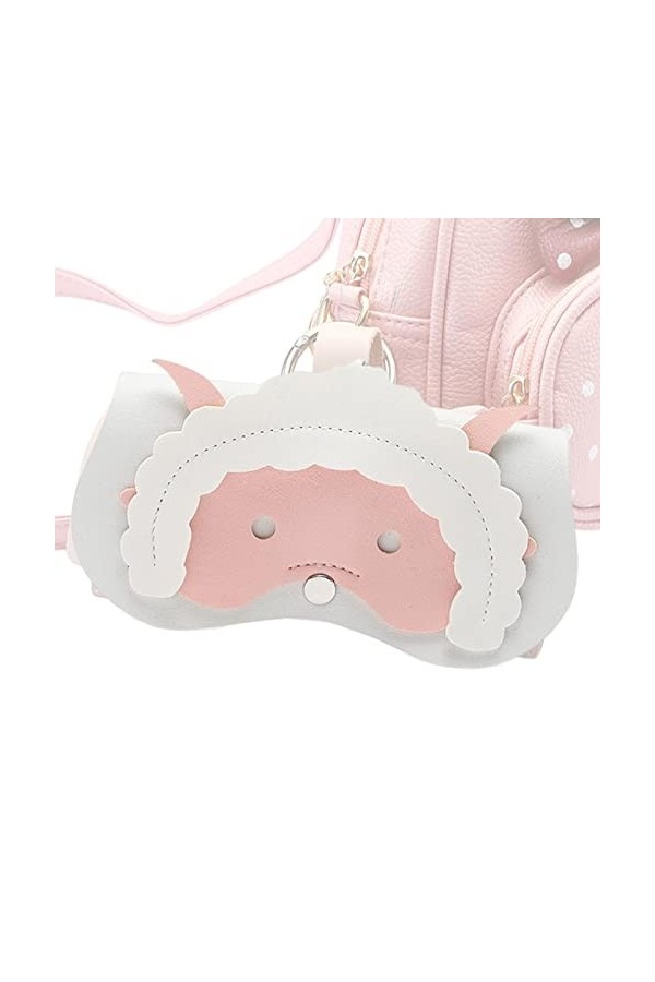 Joberio Étui à lunettes dessin animé, étui à lunettes dessin animé animal chaud, pochette protection lunettes soleil souple à