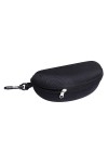 HIMS Sac de transport pour lunettes de lecture, porte-lunettes portable, fermeture éclair, couleur unie, sac de voyage, acces