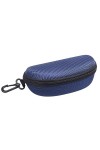 HIMS Sac de transport pour lunettes de lecture, porte-lunettes portable, fermeture éclair, couleur unie, sac de voyage, acces