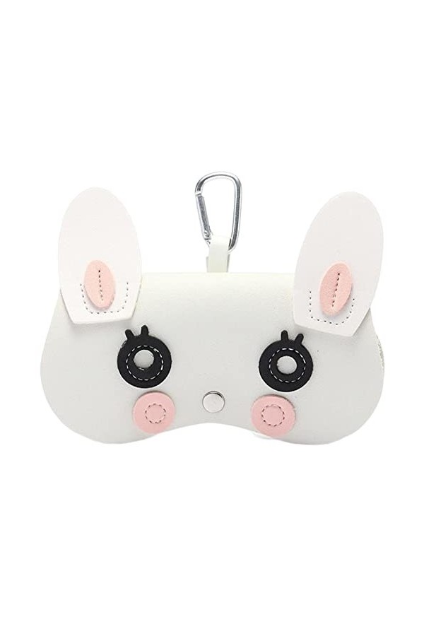Tumotsit Pochette pour dessin animé, pochette pour étui à lunettes portable, pochette pour dessin animé animal, étui voyage p
