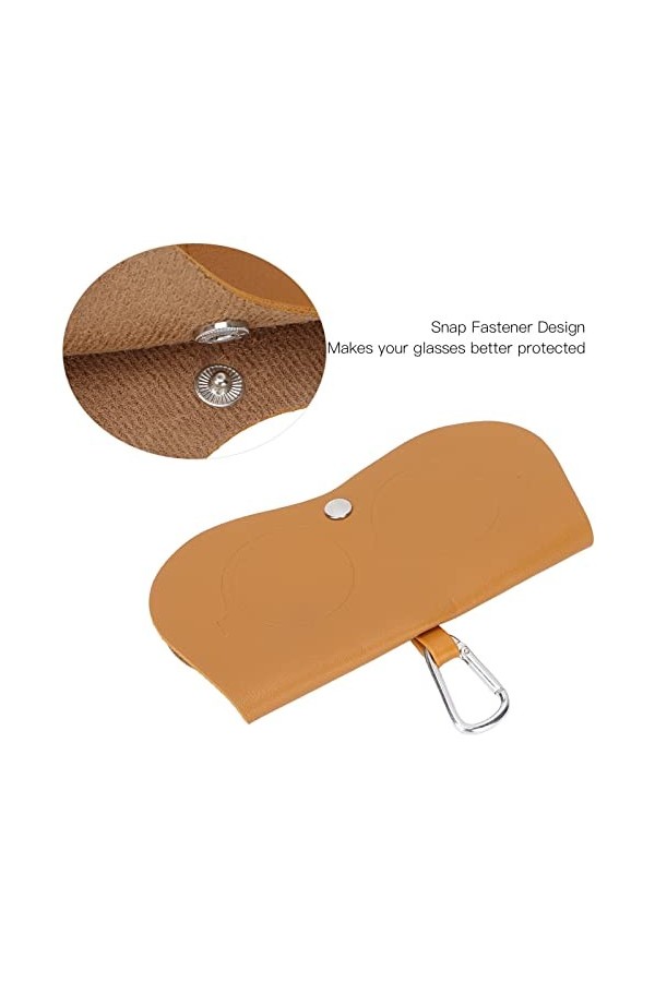 Sac de rangement pour lunettes, protection de poche de lunettes résistante à lusure pour les voyages à domicile pour hommes 