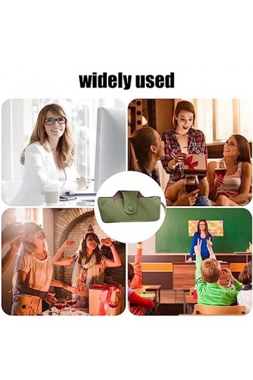 BAOK Sac à lunettes | Porte-lunettes - Porte-étui à lunettes en vachette couche supérieure, pochette pour lunettes soleil min