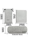 SZXMDKH Étuis à Lunettes Rigides en Toile de Lin,Portable Étui de Protection pour Lunettes,avec Une Chiffon à Lunettes,lunett