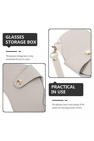 Artibetter Étui À Lunettes Souple Étui À Lunettes Portable avec Crochet Pochette pour Lunettes De Soleil