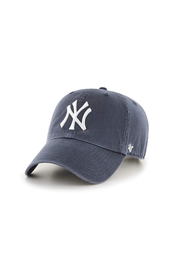 47 New York Yankees Adjustable Cap Clean Up MLB Vintage Navy - One-Size