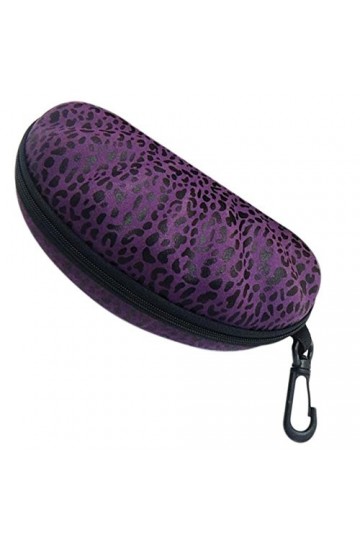 Kentop Étui à Lunettes Portable Lunettes de Soleil Lunettes de Protection Porte-boîtier Housse Boîte de Protection Zippé Rigi