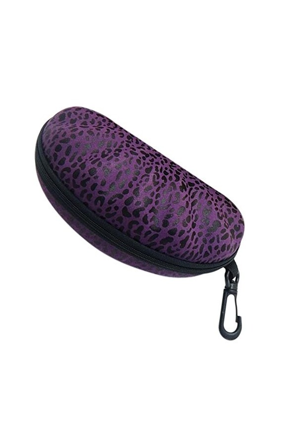 Kentop Étui à Lunettes Portable Lunettes de Soleil Lunettes de Protection Porte-boîtier Housse Boîte de Protection Zippé Rigi