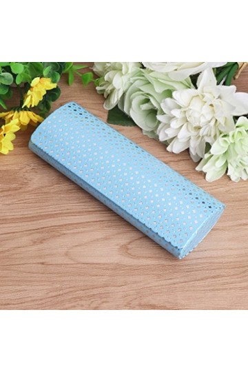 Lunji Boîte étui à lunettes Durable - Étui à Lunettes Rigide pour Lunettes de Soleil/Lunettes de Lecture 16x6x3.5cm Bleu 