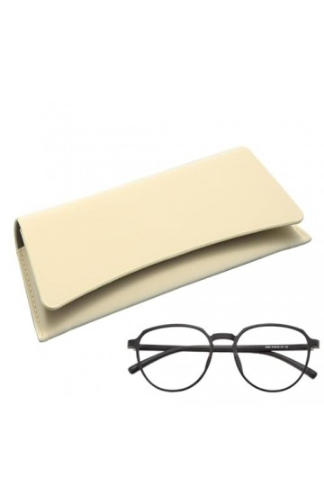 Firulab Étuis à lunettes en cuir | Étui à lunettes en cuir - Sac à lunettes de soleil en cuir magnétique pour téléphones port