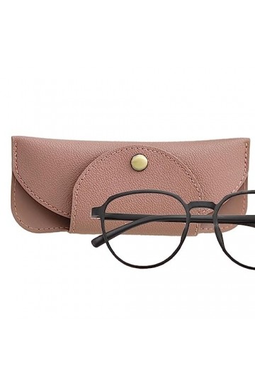 Povanjer Étui à lunettes souple pour femme - En cuir synthétique avec boucle magnétique - lunettesoleil voyage en plein air -