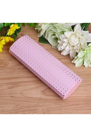 Lunji Boîte étui à lunettes Durable - Étui à Lunettes Rigide pour Lunettes de Soleil/Lunettes de Lecture 16x6x3.5cm Rose 