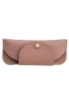 Étui à lunettes souple, étui à lunettes portable en cuir PU anti-16,5 cm, pochette légère pour lunettes soleil pour femmes ho