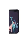CZZYH Étui à lunettes souple portable avec design coulissant, étui à lunettes coloré motif girafe pour homme et femme, comme 
