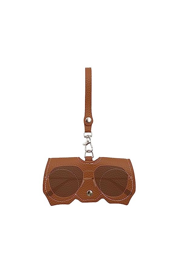 Toilet Étui à soleil mince,Étui voyage souple pour soleil - Sac en cuir souple pour lunettes et soleil, étui voyage portable 