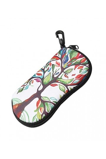 Ultra léger en Néoprène Housse de Stockage des Lunettes avec Clip de Ceinture pour Lunettes,Sac Souple de Lunettes de Soleil,