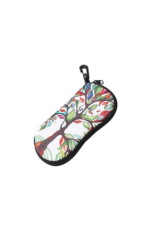 Ultra léger en Néoprène Housse de Stockage des Lunettes avec Clip de Ceinture pour Lunettes,Sac Souple de Lunettes de Soleil,
